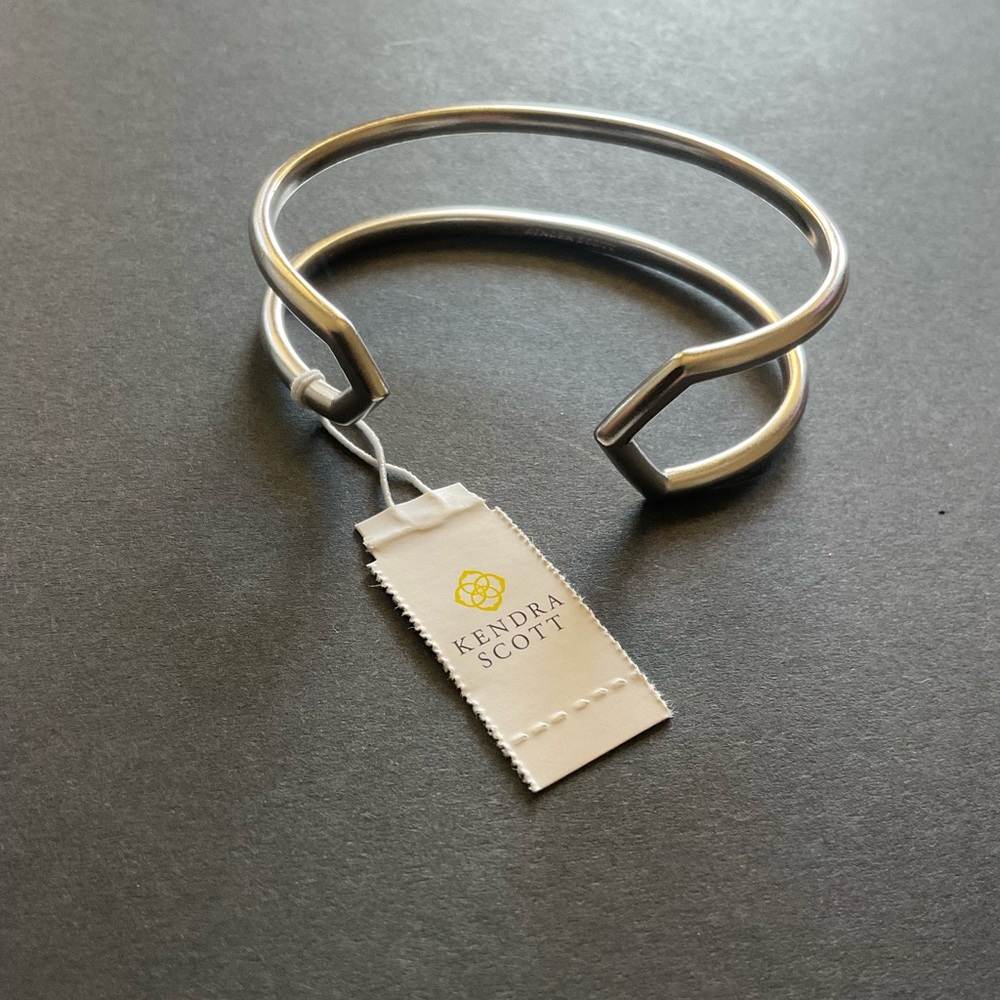 Kendra Scott Silver Double Band Cuff